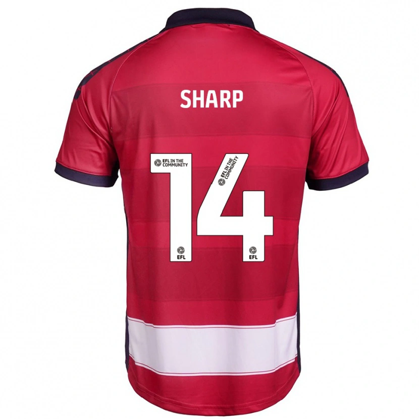 Danxen Men Billy Sharp #14 Red White Home Jersey 2025/26 T-Shirt