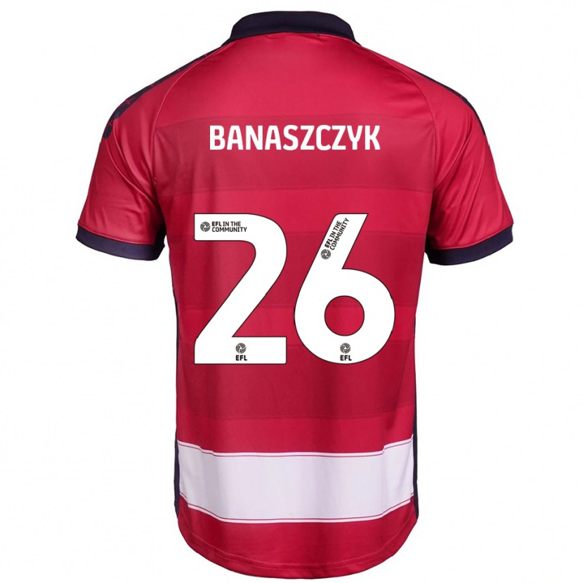 Danxen Men Natalie Banaszczyk #26 Red White Home Jersey 2025/26 T-Shirt