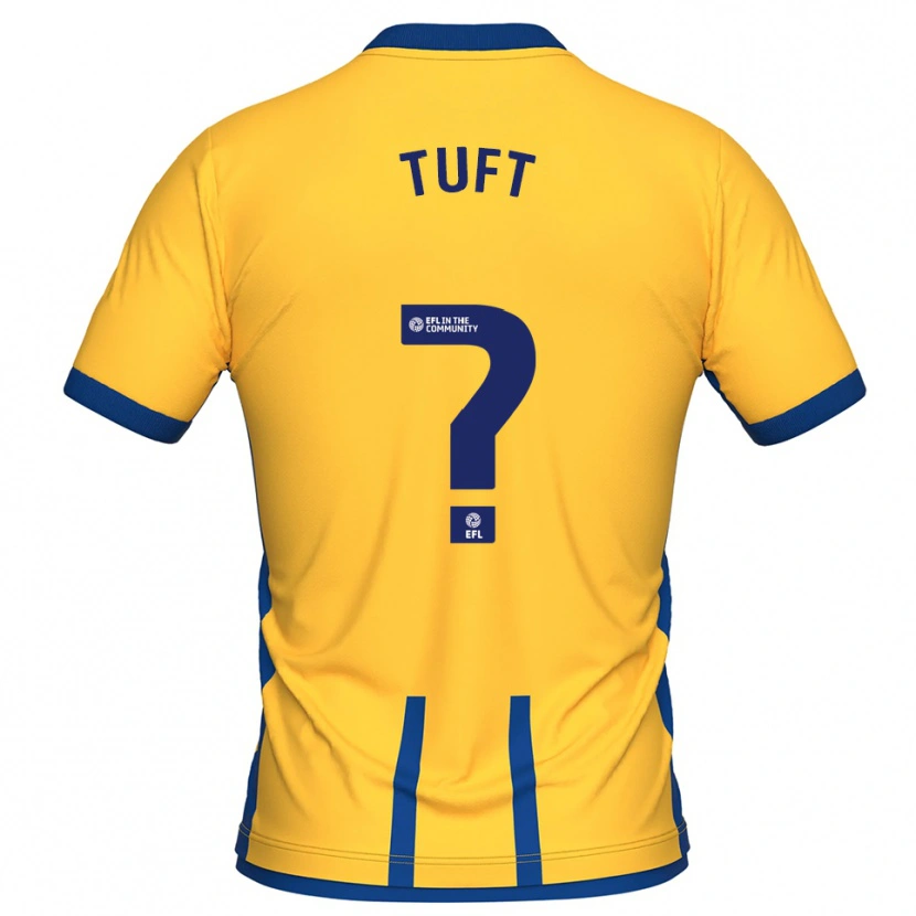 Danxen Men Jacob Tuft #0 Yellow Blue Home Jersey 2025/26 T-Shirt