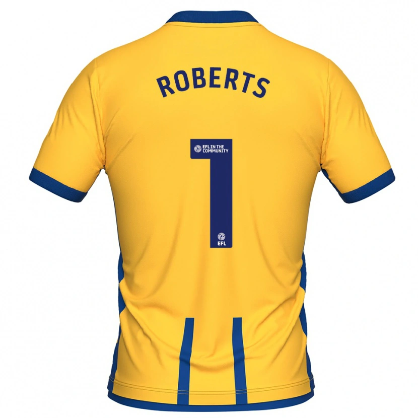 Danxen Men Liam Roberts #1 Yellow Blue Home Jersey 2025/26 T-Shirt