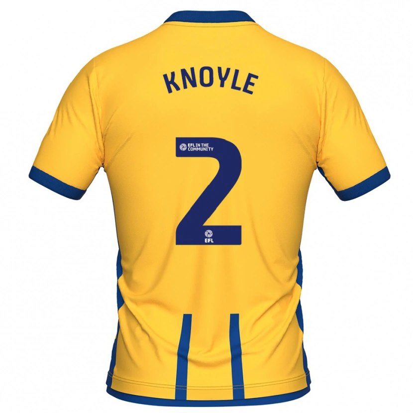 Danxen Men Kyle Knoyle #2 Yellow Blue Home Jersey 2025/26 T-Shirt