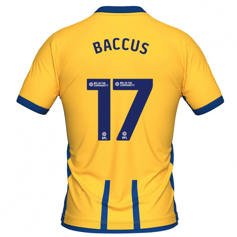 Danxen Men Keanu Baccus #17 Yellow Blue Home Jersey 2025/26 T-Shirt