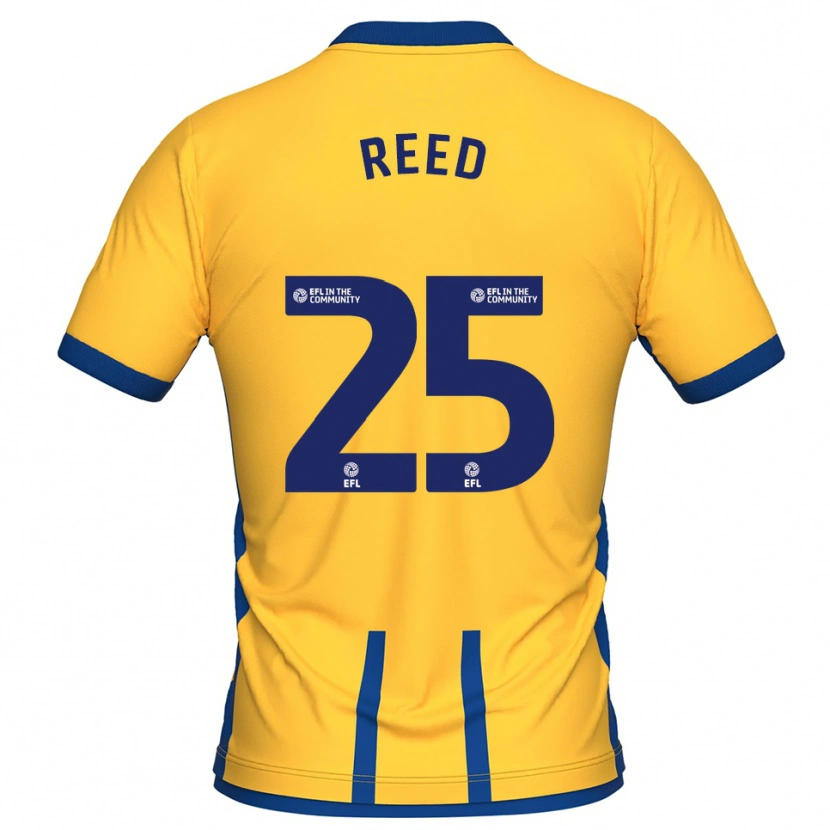 Danxen Men Louis Reed #25 Yellow Blue Home Jersey 2025/26 T-Shirt
