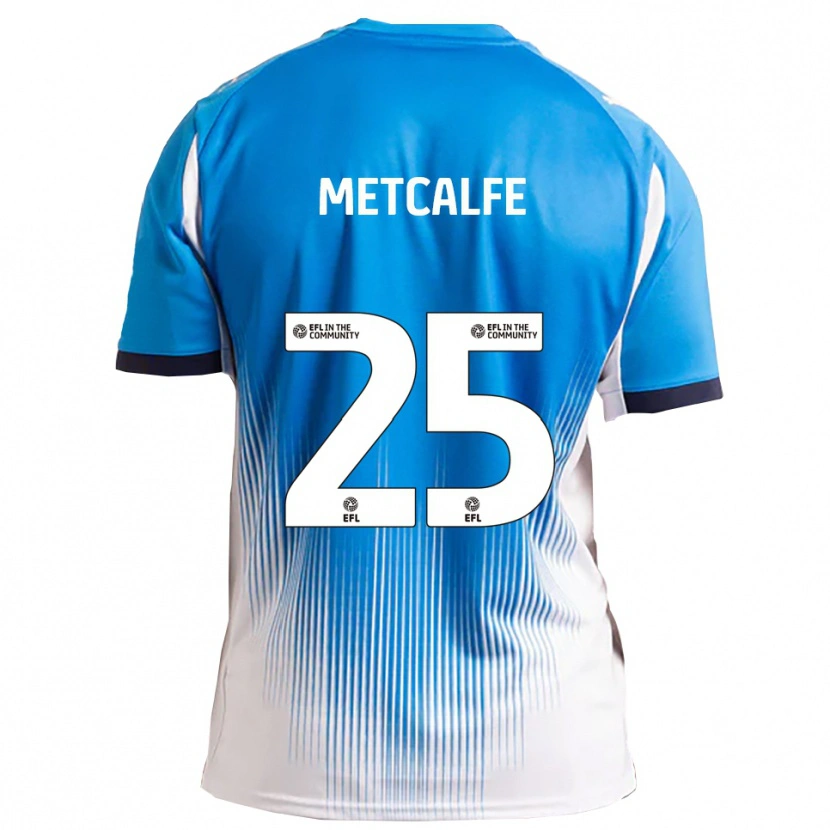 Danxen Men Max Metcalfe #25 Blue White Home Jersey 2025/26 T-Shirt