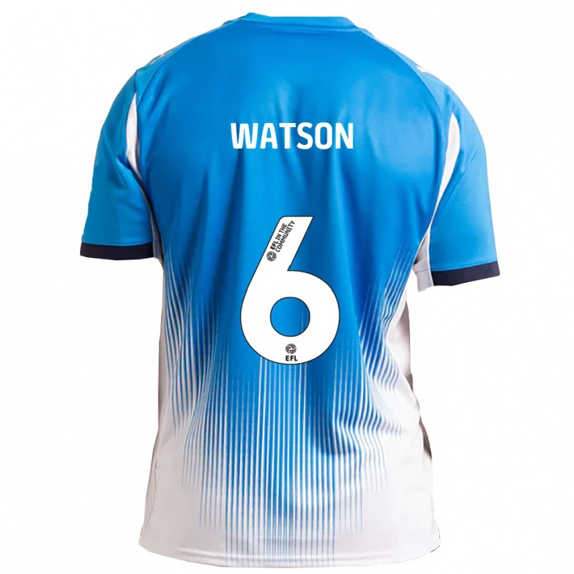 Danxen Men Rhys Watson #6 Blue White Home Jersey 2025/26 T-Shirt