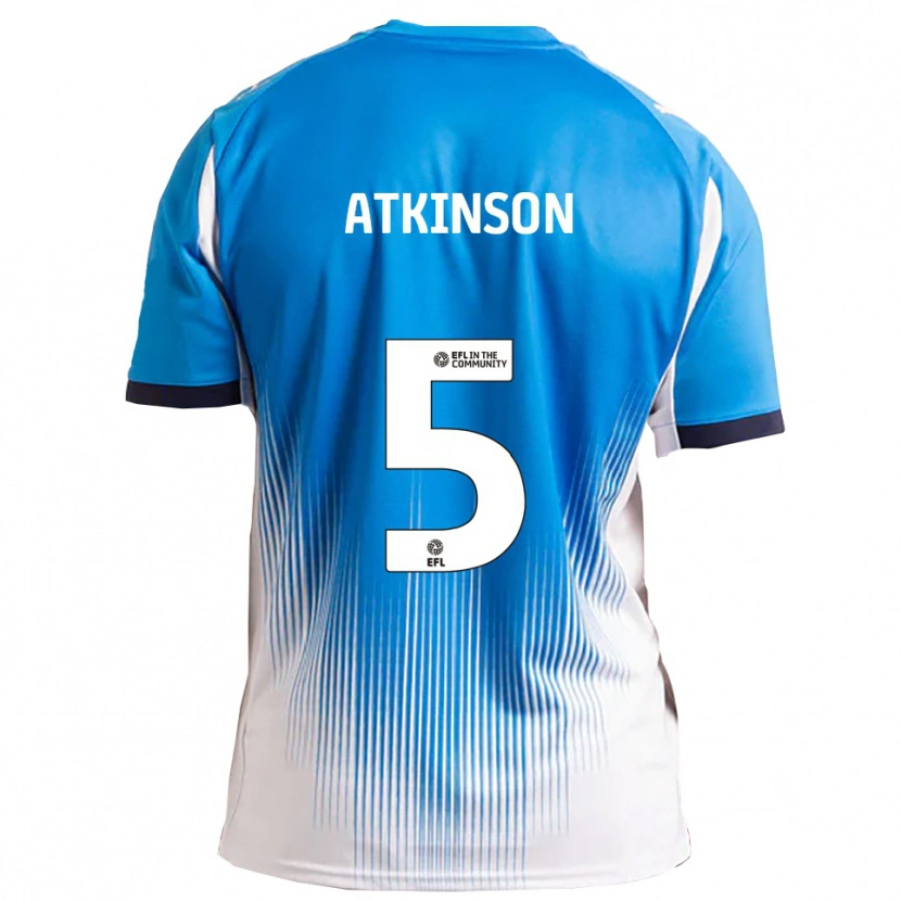 Danxen Men Jack Atkinson #5 Blue White Home Jersey 2025/26 T-Shirt