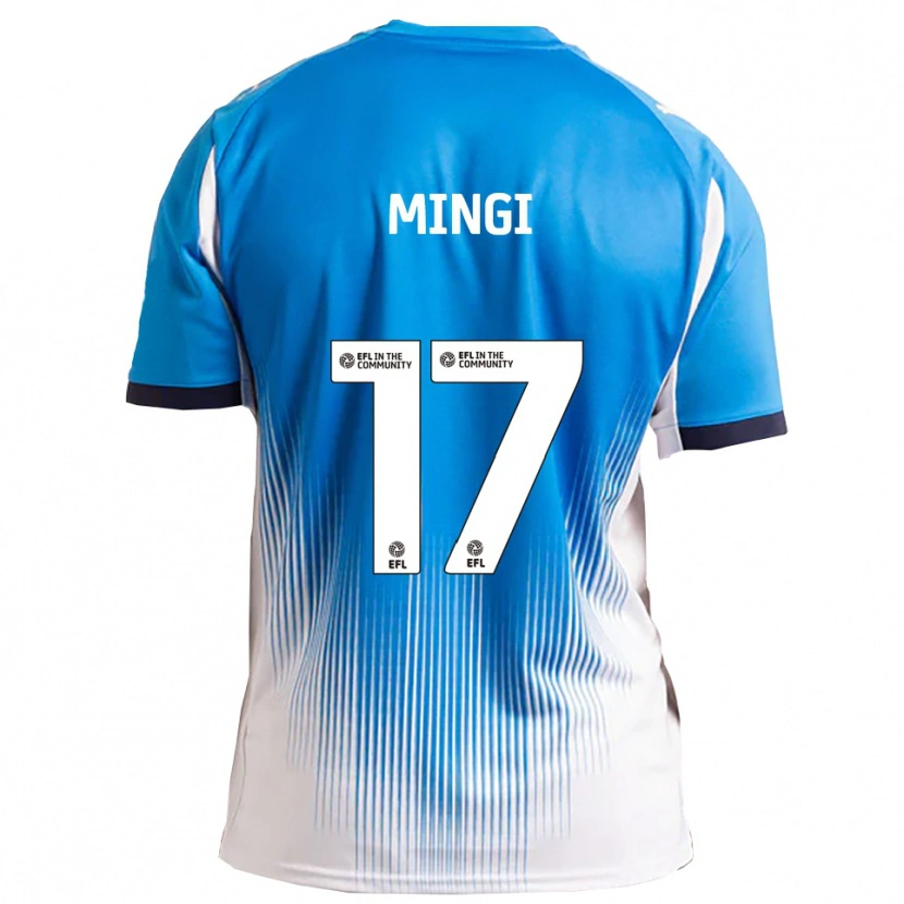 Danxen Men Jay Mingi #17 Blue White Home Jersey 2025/26 T-Shirt