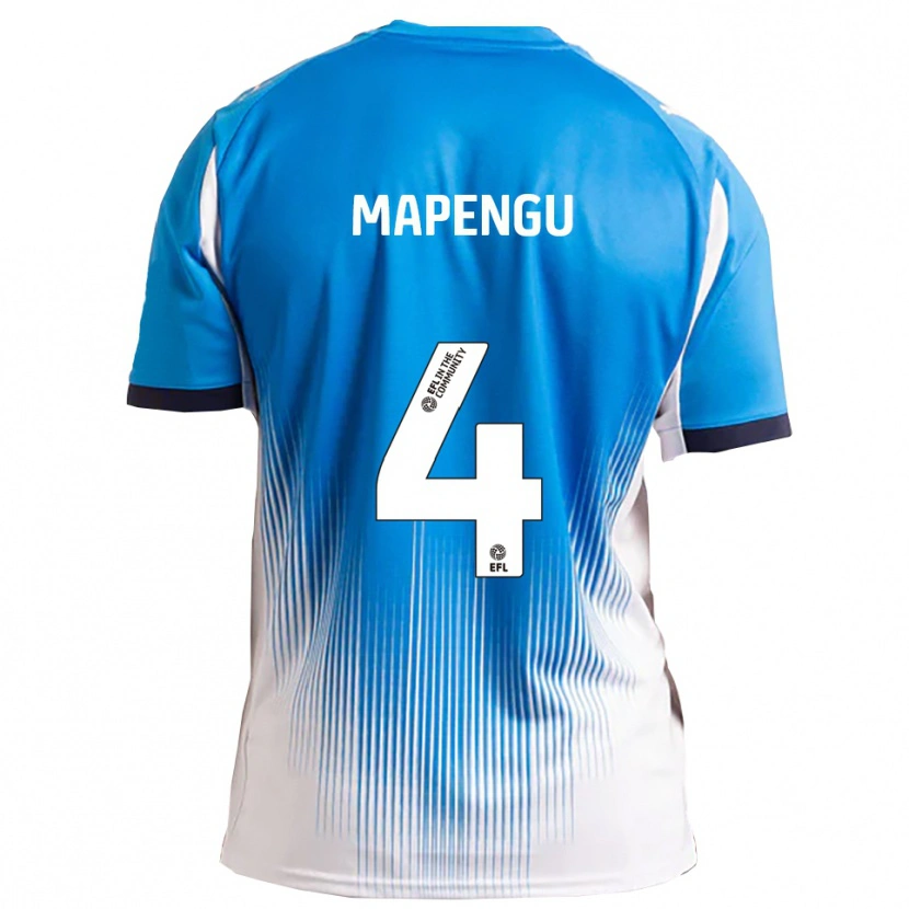 Danxen Men Nathaniel Mapengu #4 Blue White Home Jersey 2025/26 T-Shirt