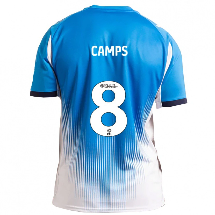 Danxen Men Callum Camps #8 Blue White Home Jersey 2025/26 T-Shirt