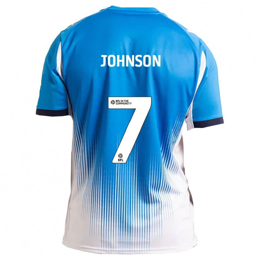 Danxen Men Harry Johnson #7 Blue White Home Jersey 2025/26 T-Shirt