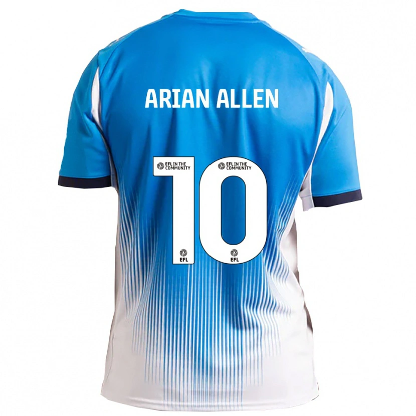 Danxen Men Arian Allen #10 Blue White Home Jersey 2025/26 T-Shirt