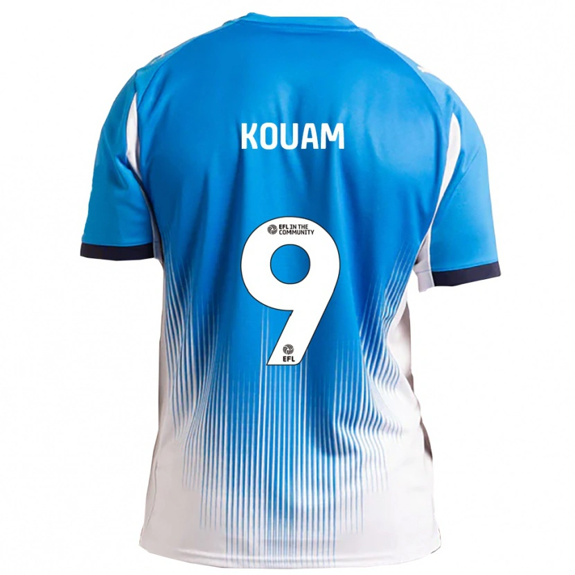 Danxen Men Marcus Kouam #9 Blue White Home Jersey 2025/26 T-Shirt
