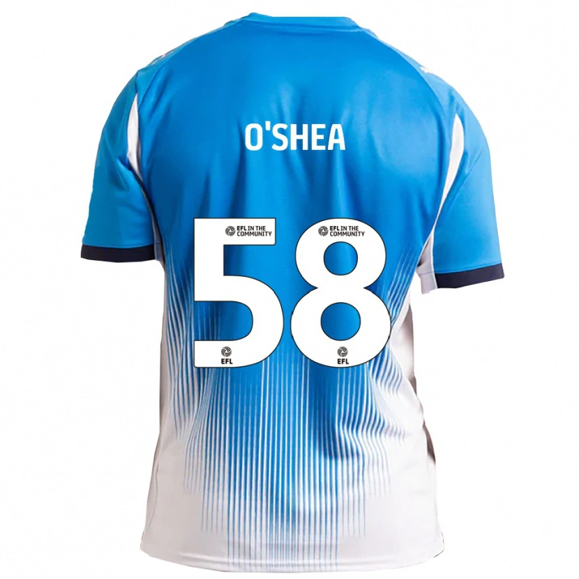 Danxen Men Cian O'shea #58 Blue White Home Jersey 2025/26 T-Shirt