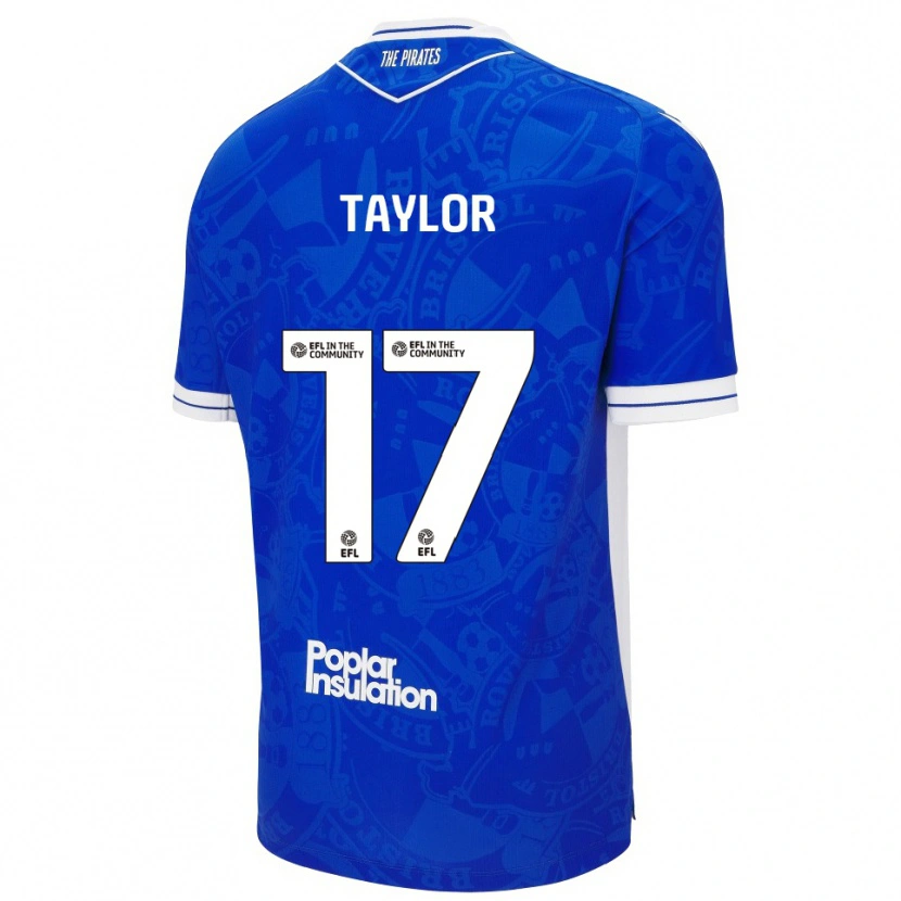 Danxen Men Connor Taylor #17 Blue White Home Jersey 2025/26 T-Shirt