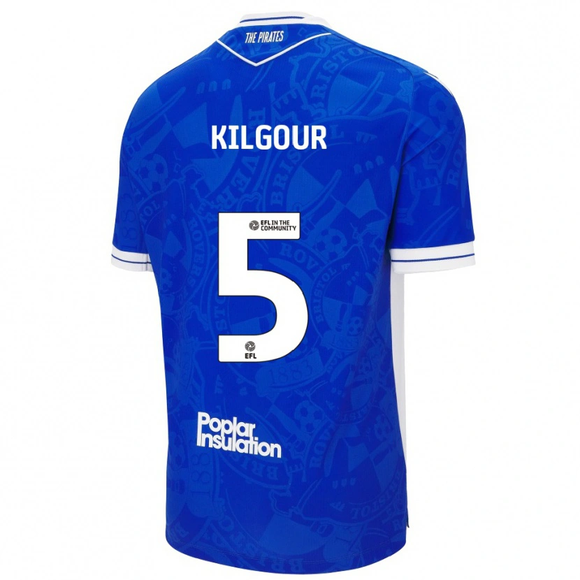 Danxen Men Alfie Kilgour #5 Blue White Home Jersey 2025/26 T-Shirt