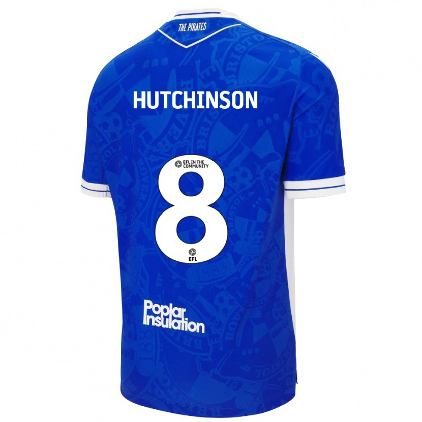 Danxen Men Isaac Hutchinson #8 Blue White Home Jersey 2025/26 T-Shirt