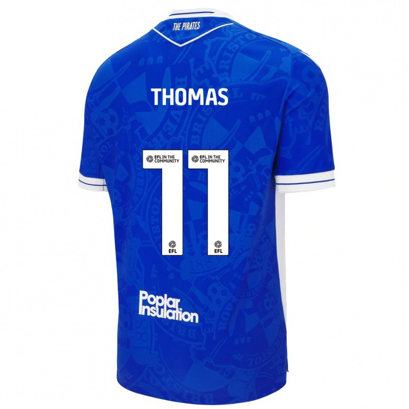 Danxen Men Luke Thomas #11 Blue White Home Jersey 2025/26 T-Shirt
