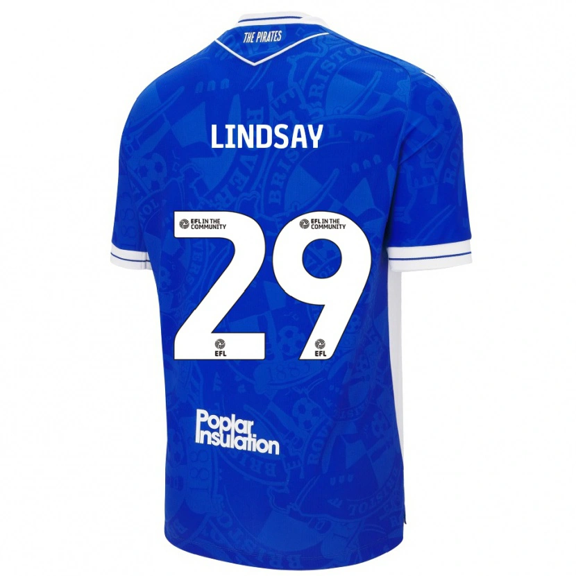 Danxen Men Jamie Lindsay #29 Blue White Home Jersey 2025/26 T-Shirt