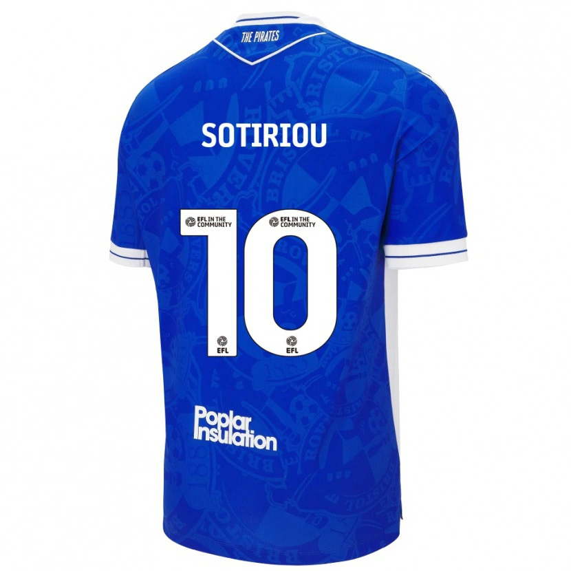 Danxen Men Ruel Sotiriou #10 Blue White Home Jersey 2025/26 T-Shirt