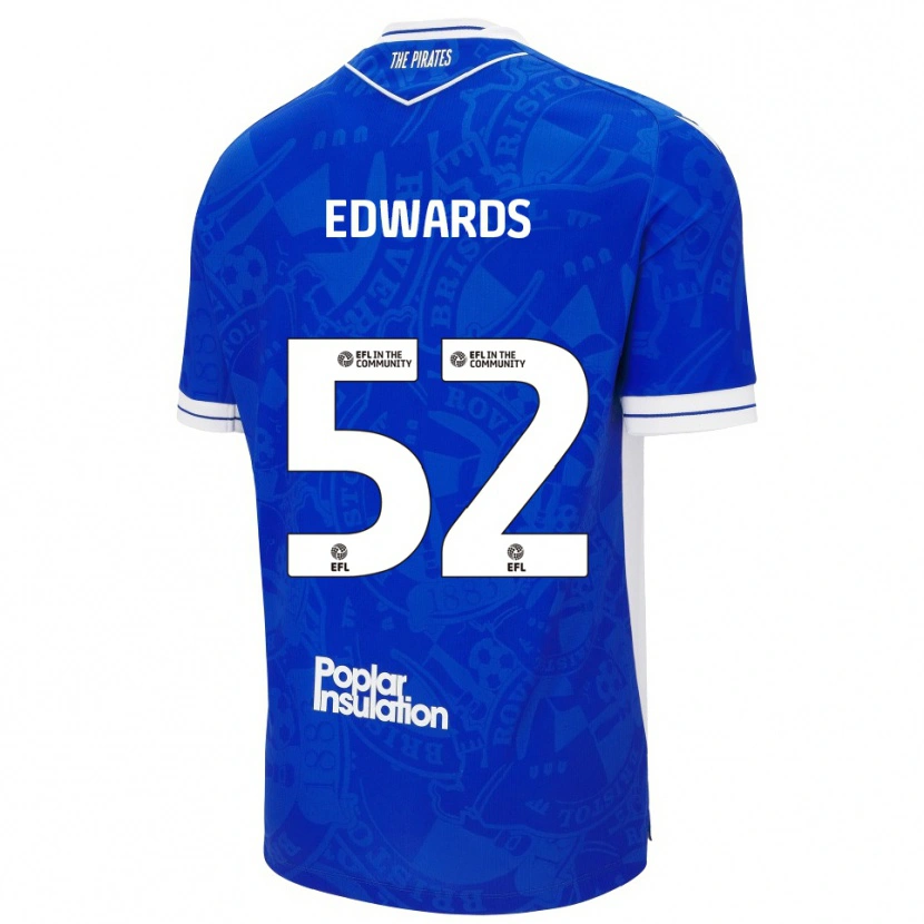 Danxen Men Max Edwards #52 Blue White Home Jersey 2025/26 T-Shirt