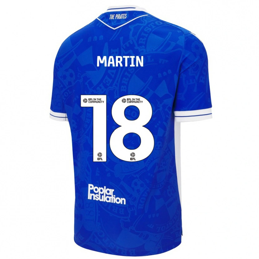Danxen Men Chris Martin #18 Blue White Home Jersey 2025/26 T-Shirt