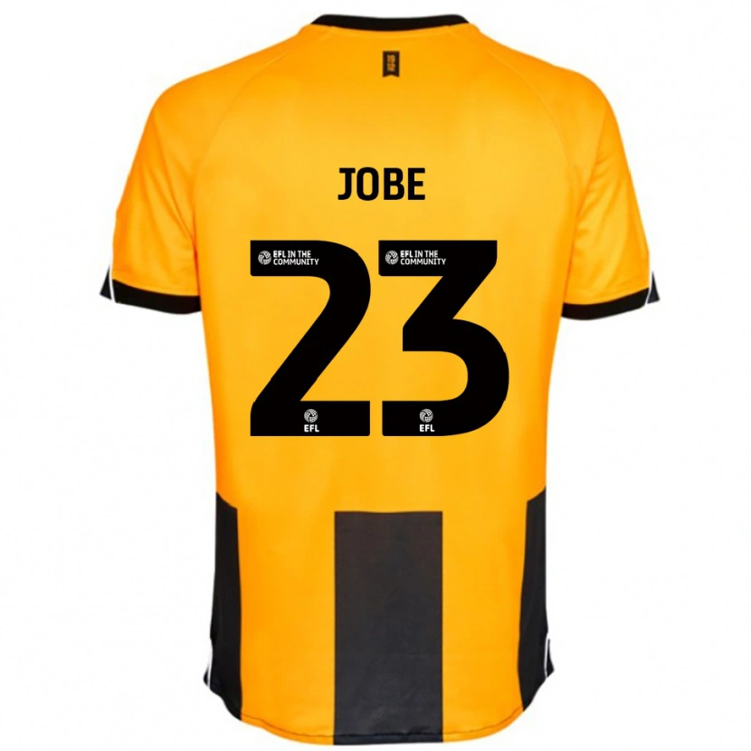 Danxen Men Mamadou Jobe #23 Orange Black Home Jersey 2025/26 T-Shirt