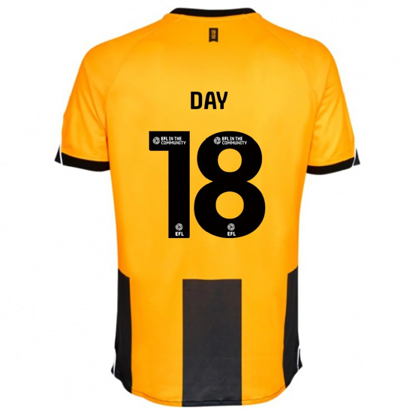 Danxen Men Niamh Day #18 Orange Black Home Jersey 2025/26 T-Shirt