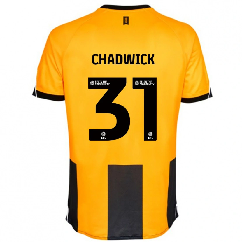Danxen Men Louis Chadwick #31 Orange Black Home Jersey 2025/26 T-Shirt