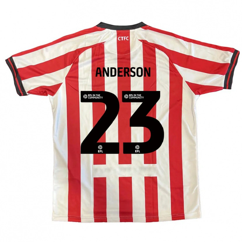 Danxen Men Taine Anderson #23 Red White Black Home Jersey 2025/26 T-Shirt