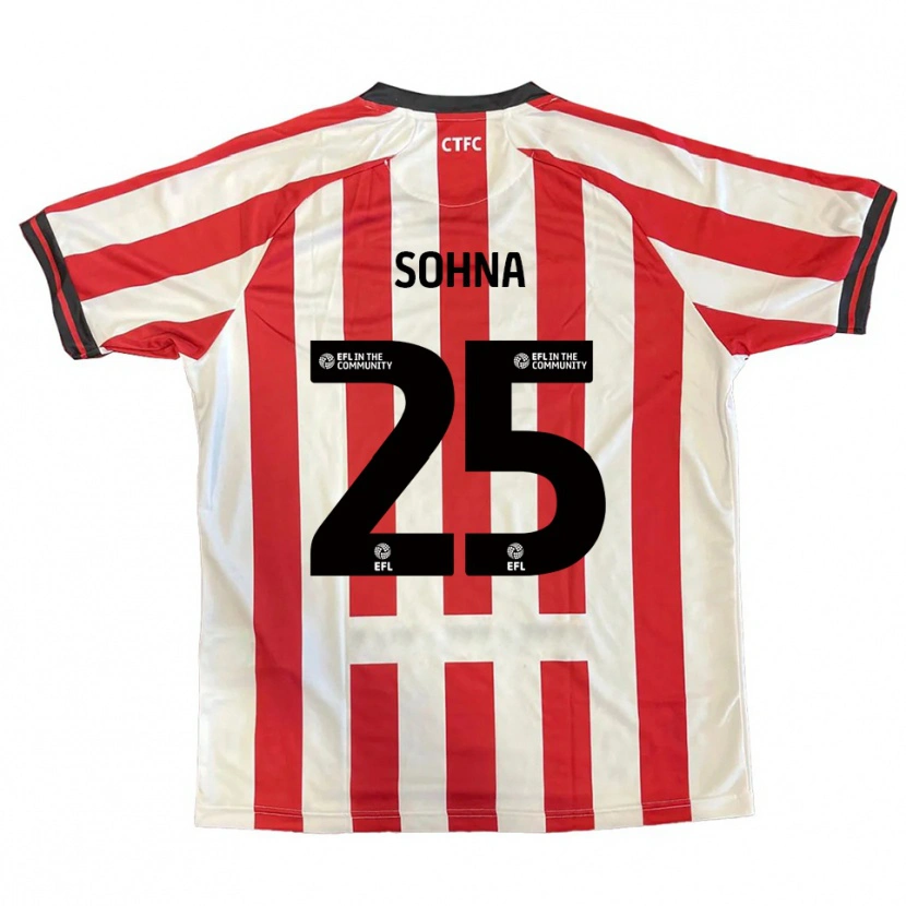 Danxen Men Harrison Sohna #25 Red White Black Home Jersey 2025/26 T-Shirt