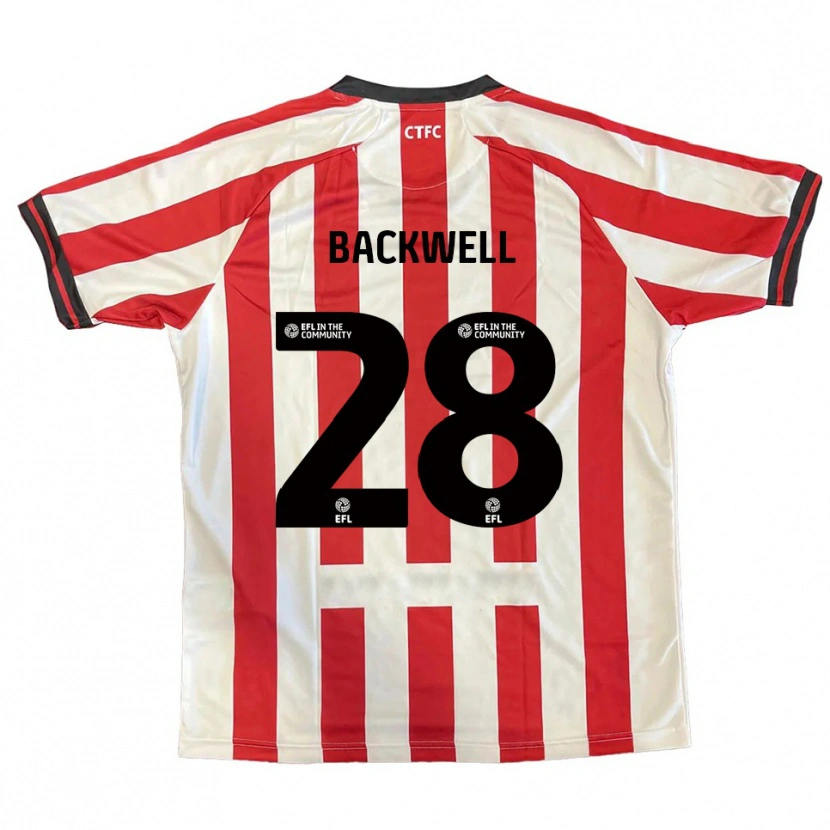 Danxen Men Tommy Backwell #28 Red White Black Home Jersey 2025/26 T-Shirt