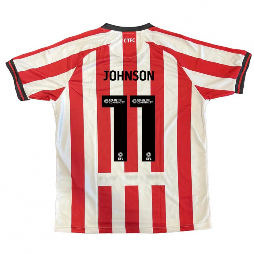 Danxen Men Lenny Johnson #11 Red White Black Home Jersey 2025/26 T-Shirt