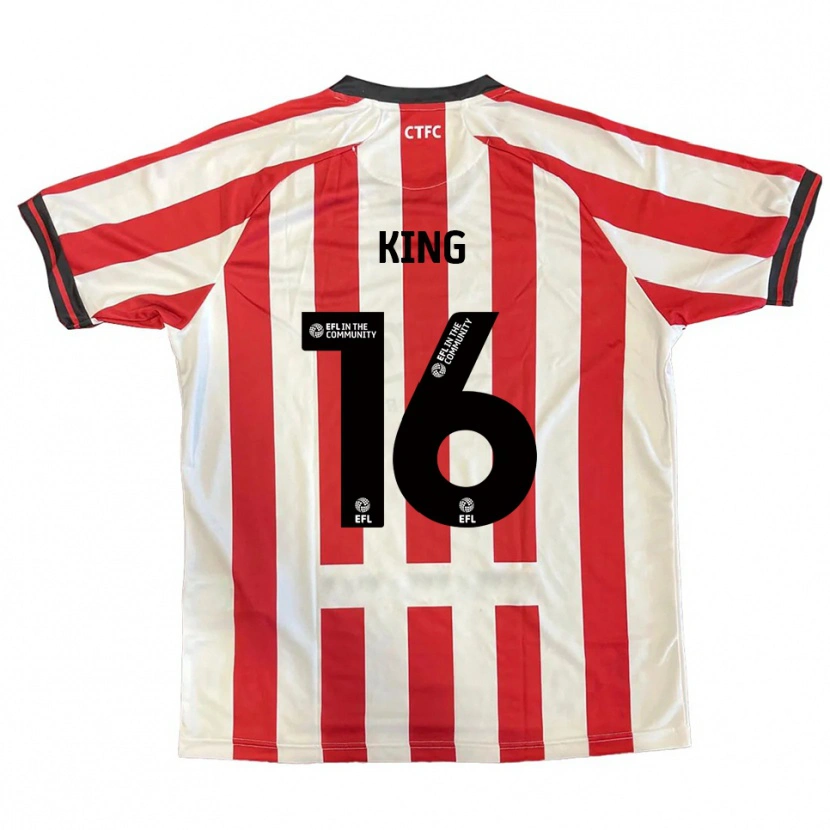 Danxen Men Fred King #16 Red White Black Home Jersey 2025/26 T-Shirt