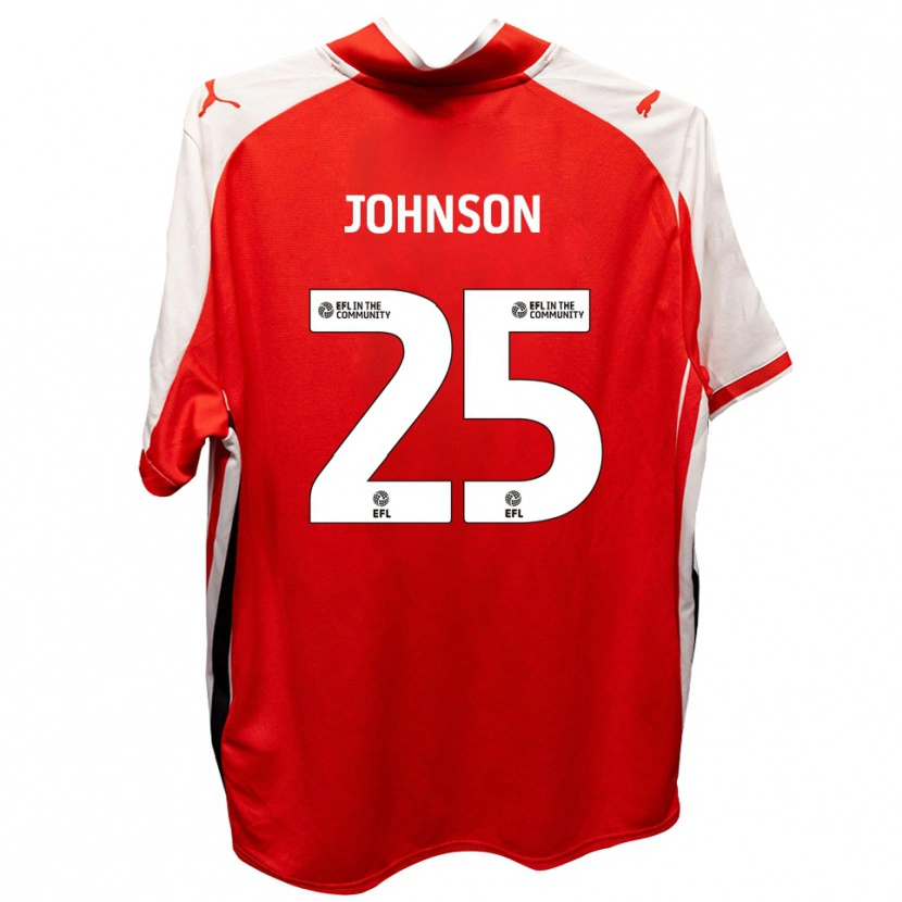 Danxen Men Will Johnson #25 Red White Home Jersey 2025/26 T-Shirt