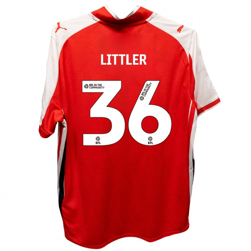 Danxen Men Zack Littler #36 Red White Home Jersey 2025/26 T-Shirt