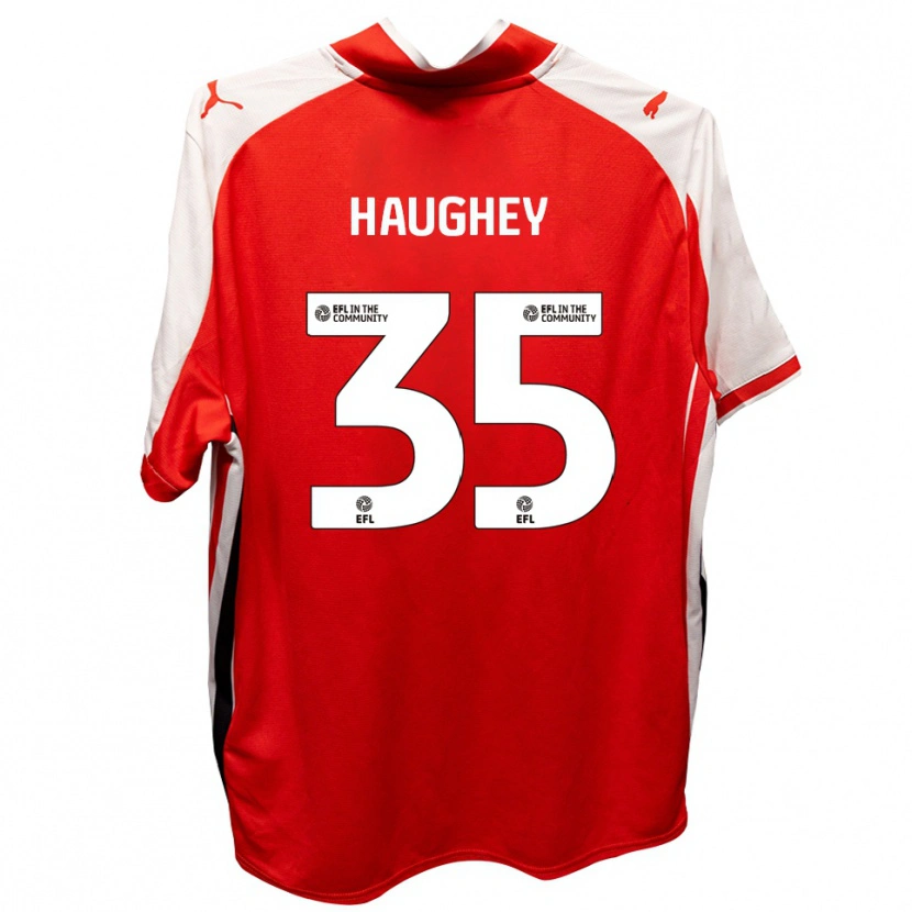 Danxen Men Conor Haughey #35 Red White Home Jersey 2025/26 T-Shirt