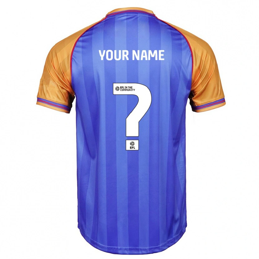 Danxen Men Your Name #0 Blue Orange Home Jersey 2025/26 T-Shirt