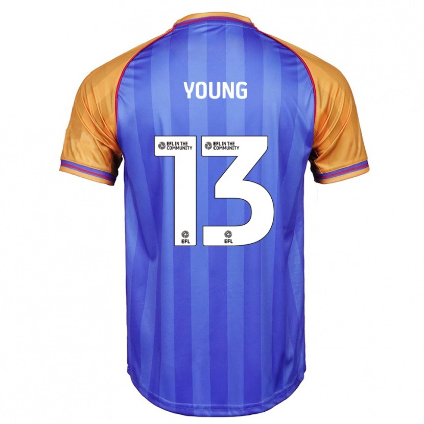 Danxen Men Joe Young #13 Blue Orange Home Jersey 2025/26 T-Shirt