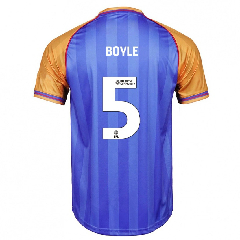 Danxen Men Will Boyle #5 Blue Orange Home Jersey 2025/26 T-Shirt