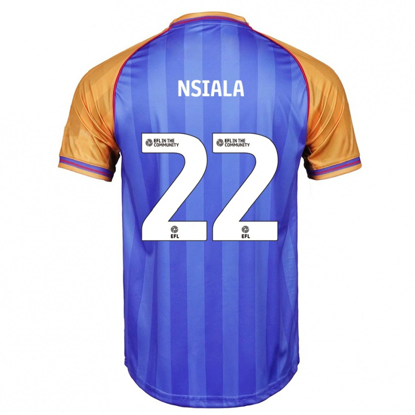 Danxen Men Toto Nsiala #22 Blue Orange Home Jersey 2025/26 T-Shirt