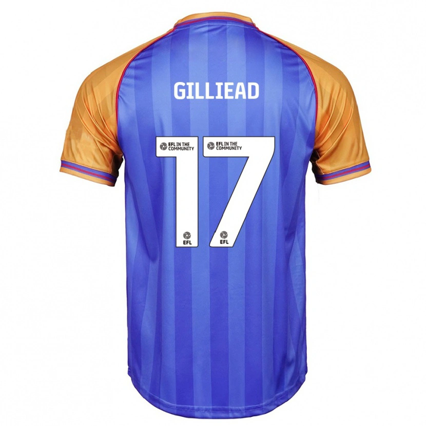 Danxen Men Alex Gilliead #17 Blue Orange Home Jersey 2025/26 T-Shirt