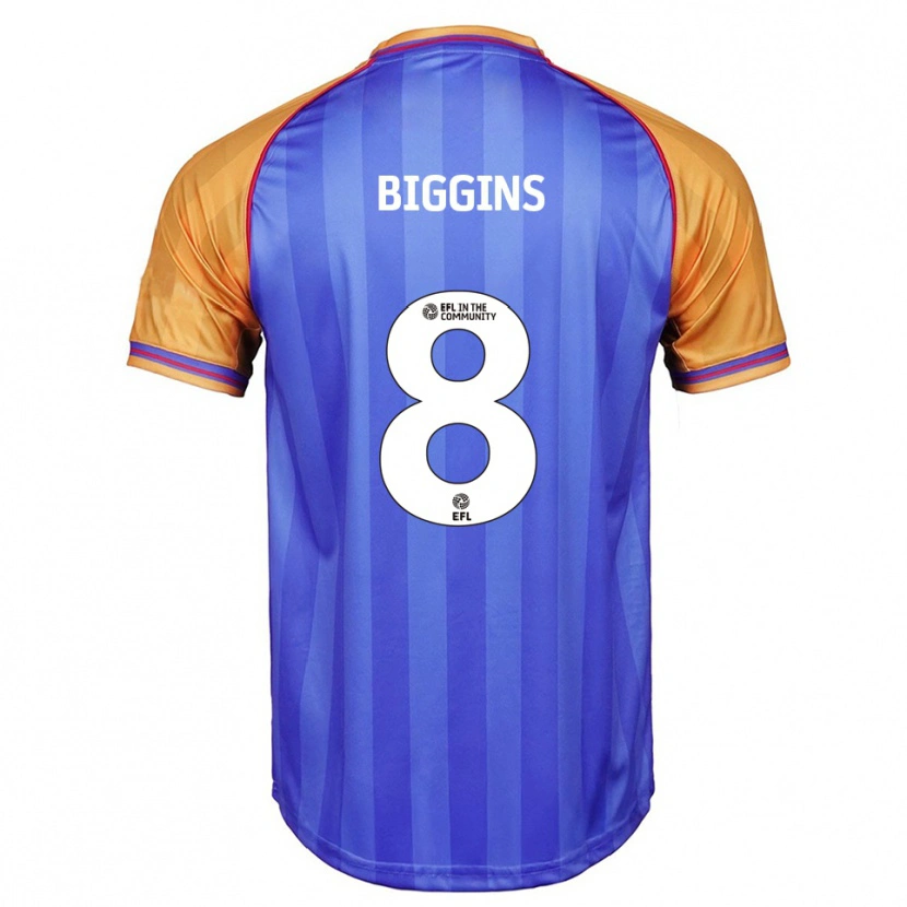 Danxen Men Harrison Biggins #8 Blue Orange Home Jersey 2025/26 T-Shirt