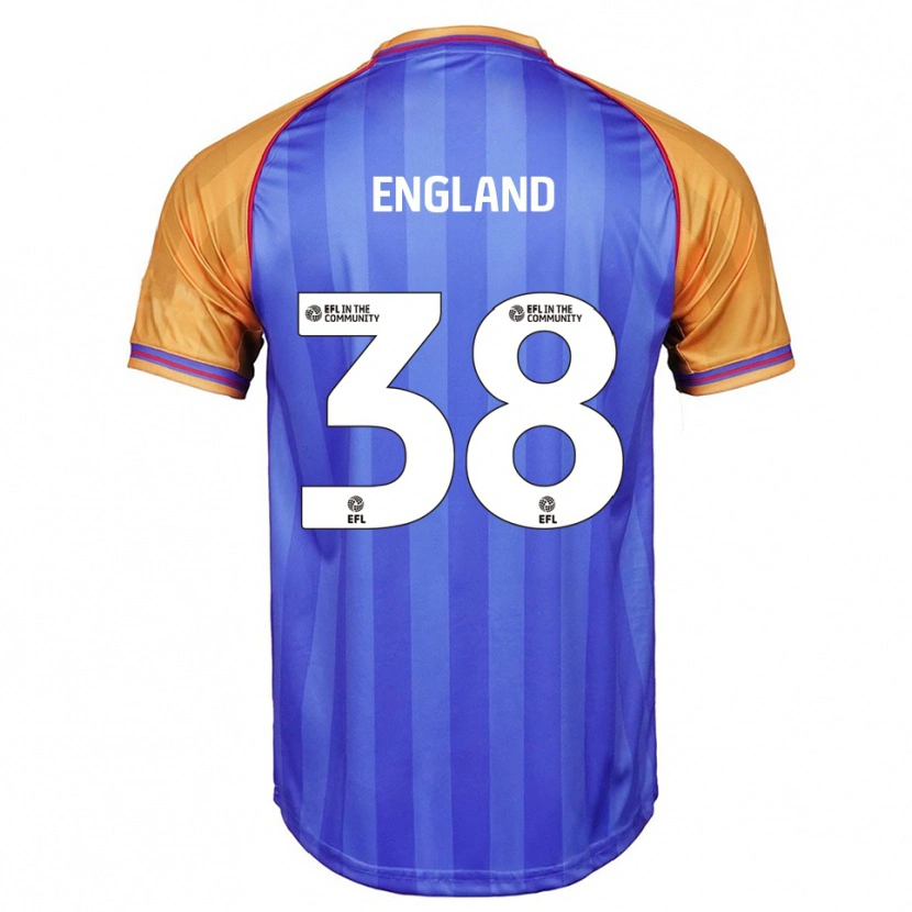 Danxen Men Isaac England #38 Blue Orange Home Jersey 2025/26 T-Shirt