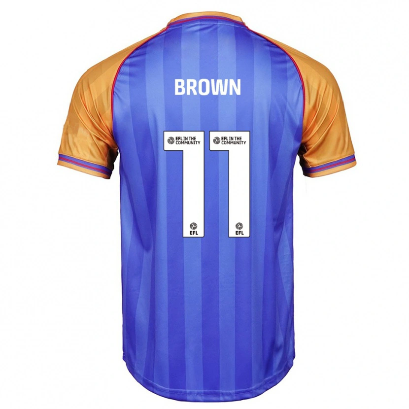 Danxen Men Lucy Brown #11 Blue Orange Home Jersey 2025/26 T-Shirt