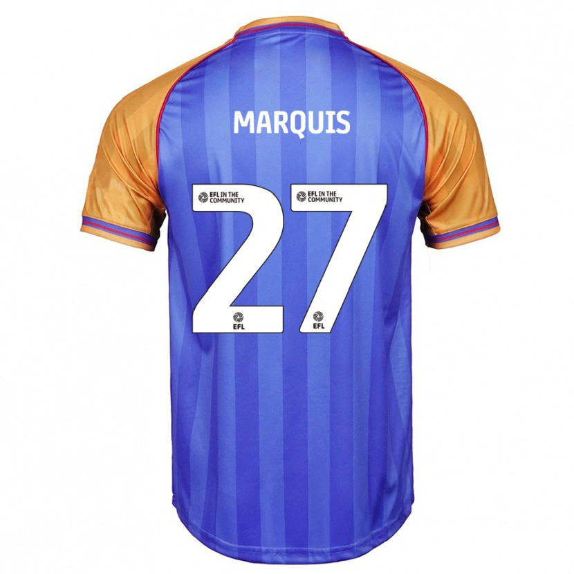 Danxen Men John Marquis #27 Blue Orange Home Jersey 2025/26 T-Shirt