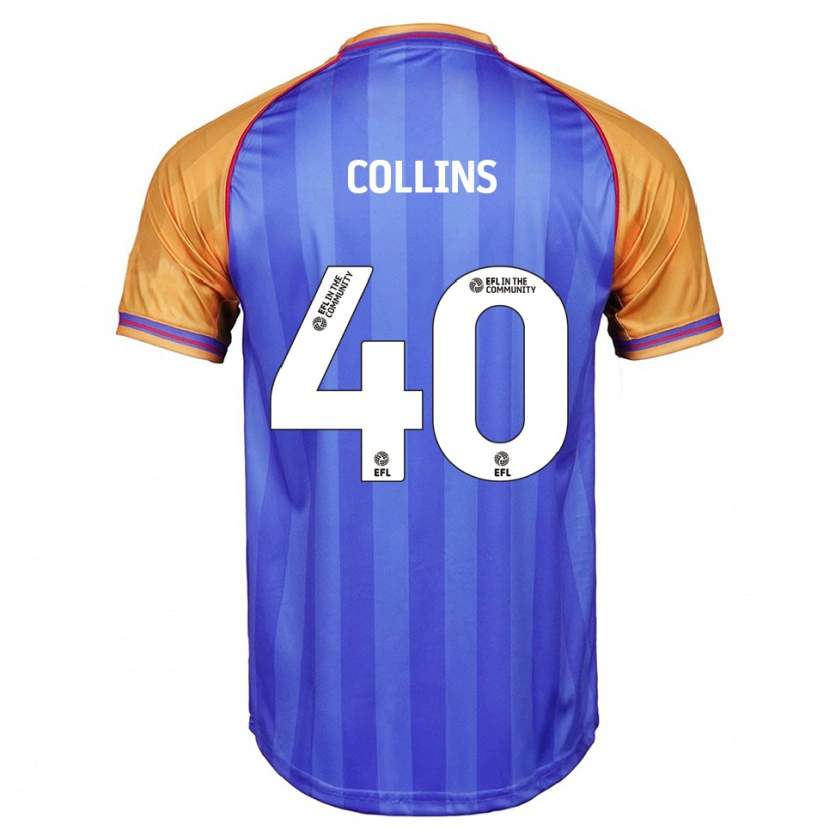 Danxen Men Jude Collins #40 Blue Orange Home Jersey 2025/26 T-Shirt