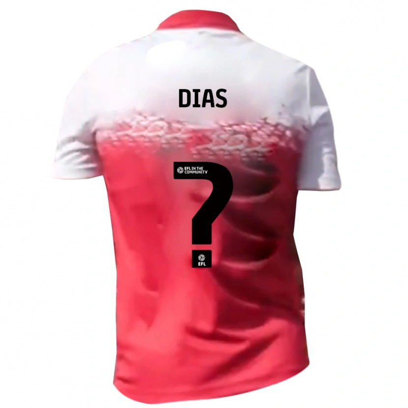 Danxen Men Diego Dias #0 Red White Home Jersey 2025/26 T-Shirt