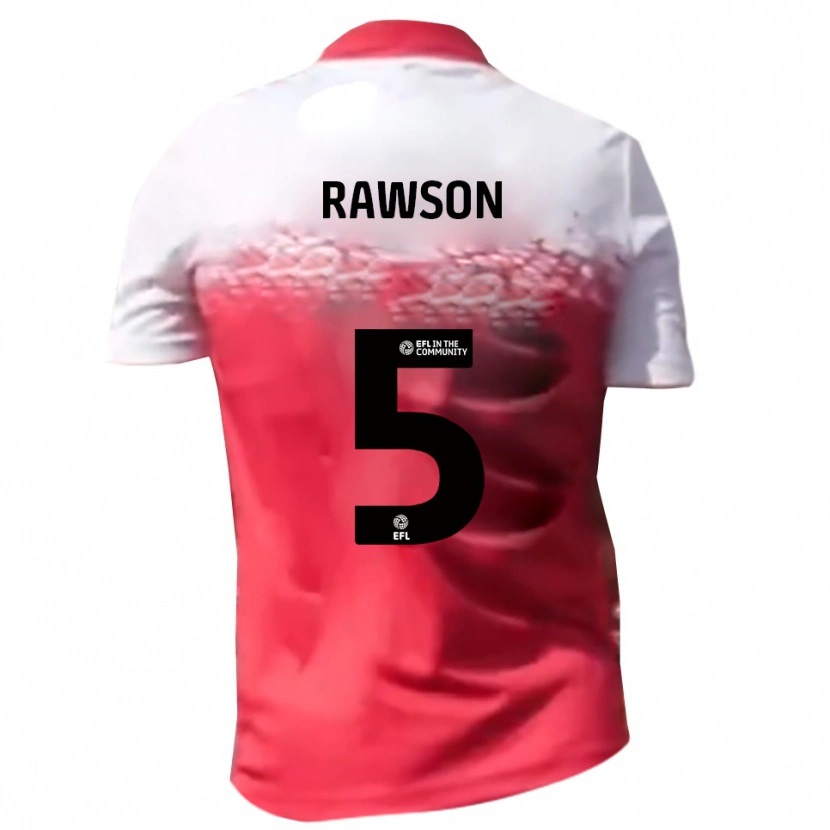 Danxen Men Farrend Rawson #5 Red White Home Jersey 2025/26 T-Shirt
