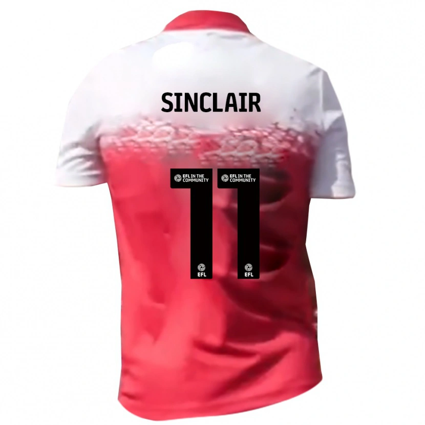 Danxen Men Isaac Sinclair #11 Red White Home Jersey 2025/26 T-Shirt