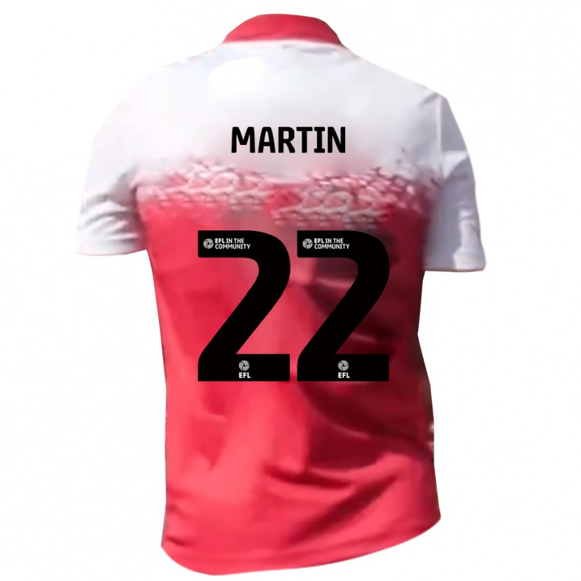 Danxen Men Dan Martin #22 Red White Home Jersey 2025/26 T-Shirt